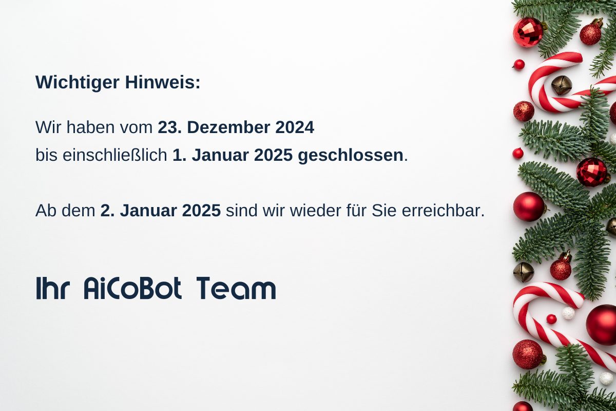 AiCoBot Weihnachten (LinkedIn-Beitrag)